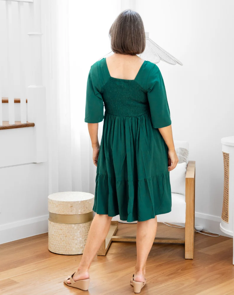 Alana Dress | Forest - Image 5