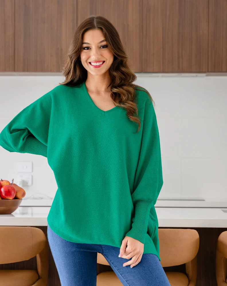 Amy Knit - Emerald - Image 3