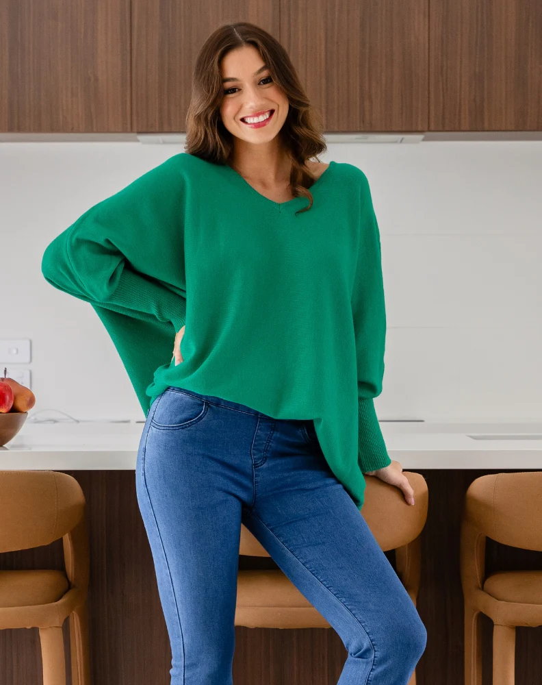 Amy Knit - Emerald - Image 5