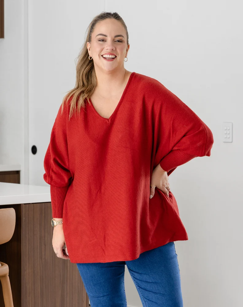 Amy Knit - Mulberry - Image 3