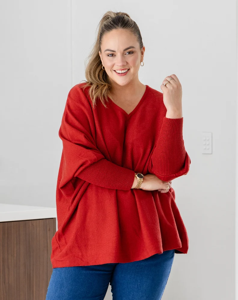 Amy Knit - Mulberry - Image 5