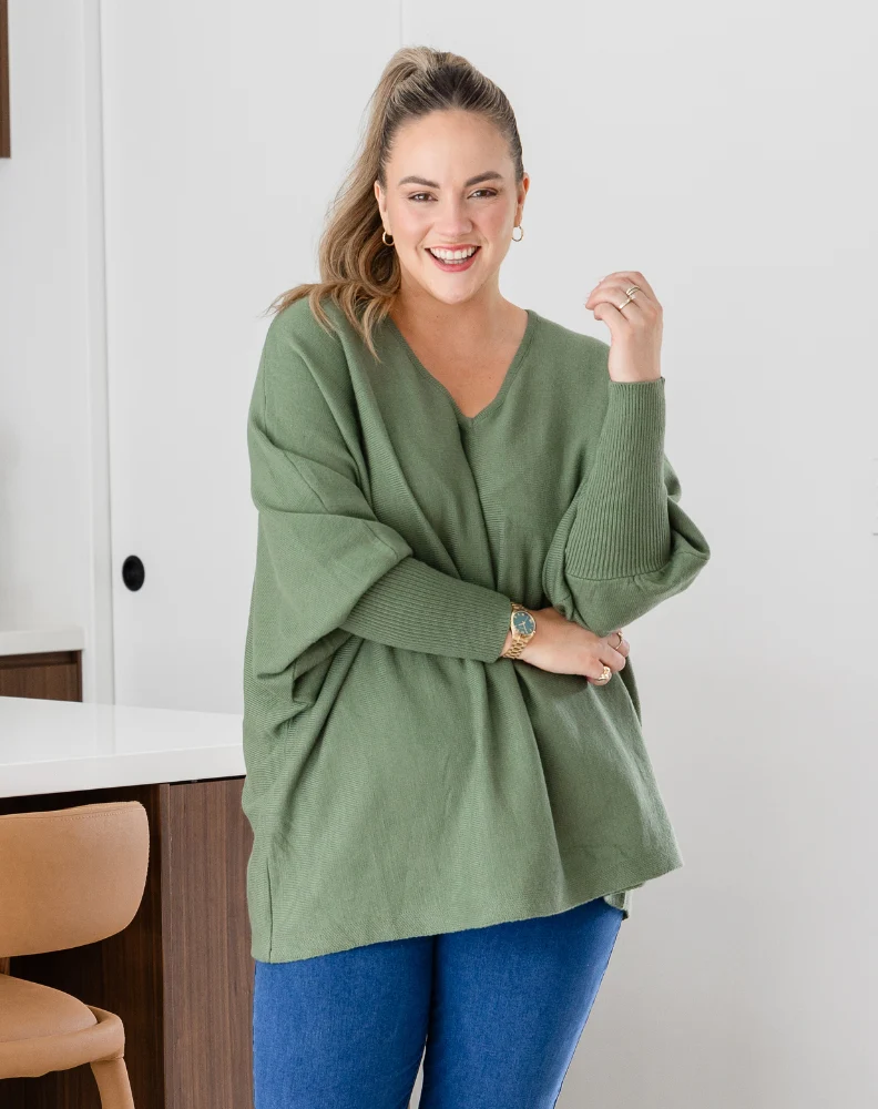Amy Knit - Moss - Image 8