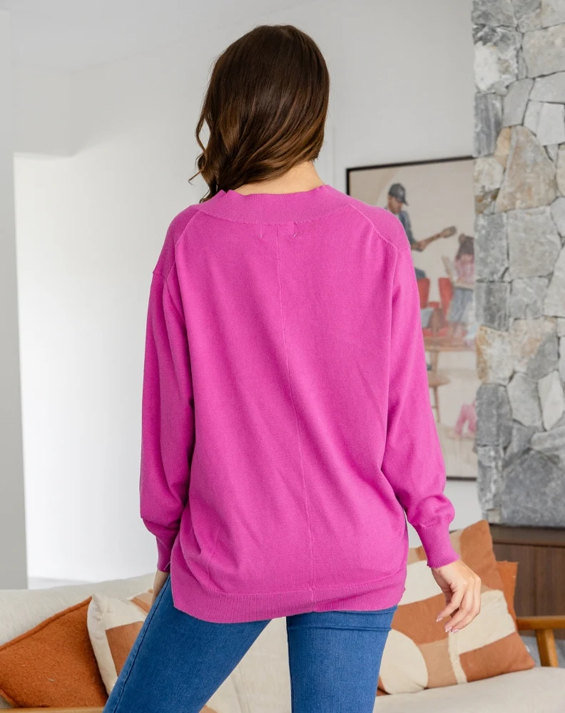 Angel Knit - Magenta - Image 8