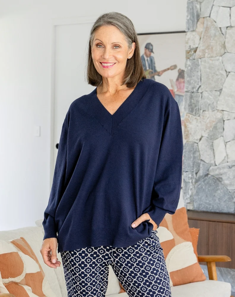 Angel Knit - Navy - Image 5