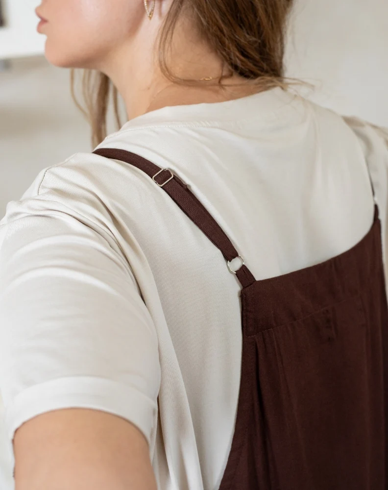 Apron Dress - Chocolate - Image 7