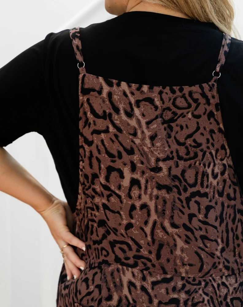 Apron Dress - Leopard - Image 6