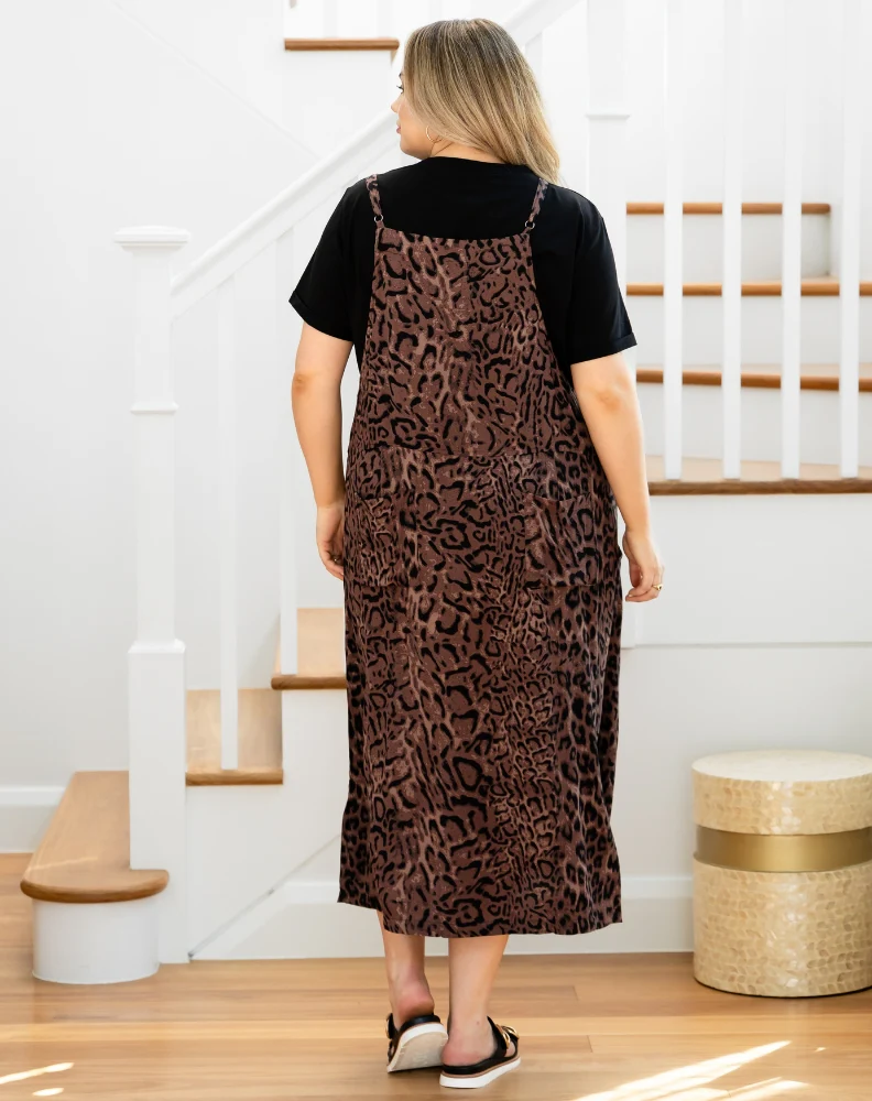 Apron Dress - Leopard - Image 7