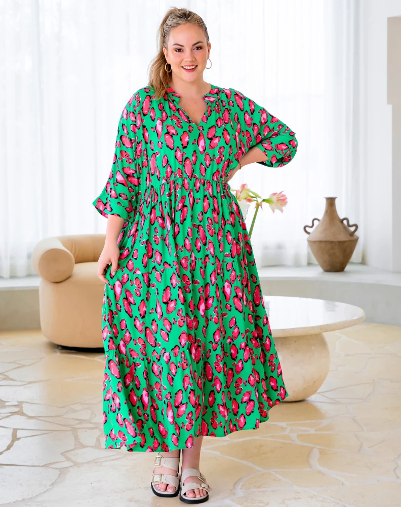 Angel Maxi - Green Leopard