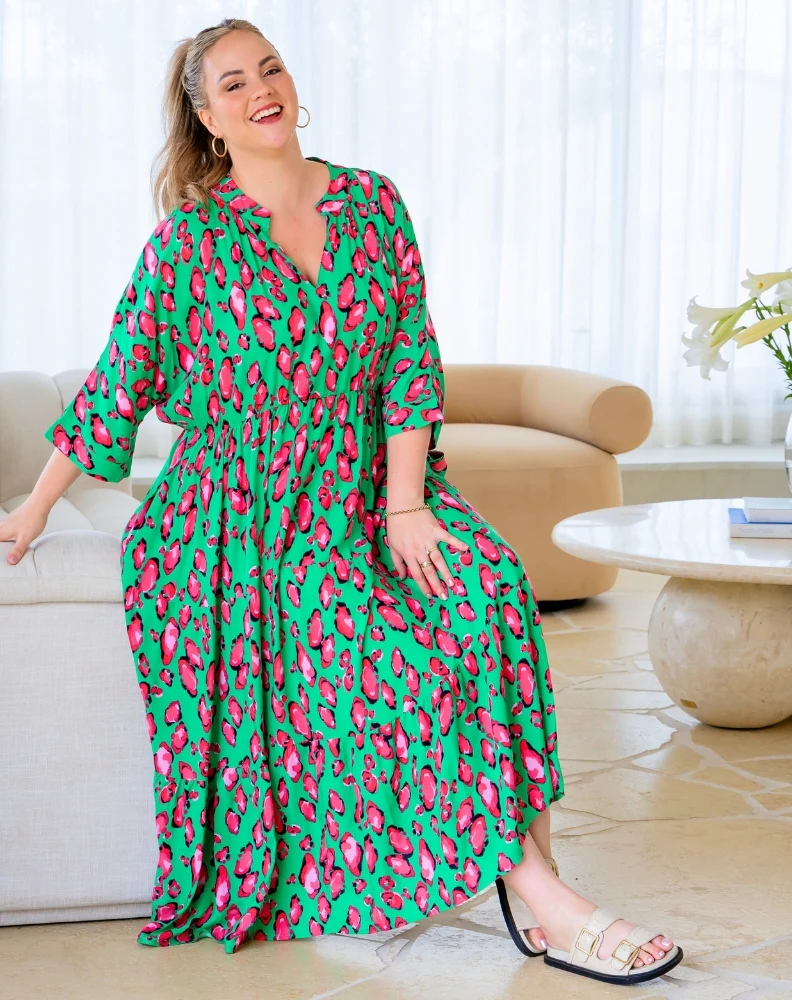 Angel Maxi - Green Leopard - Image 3