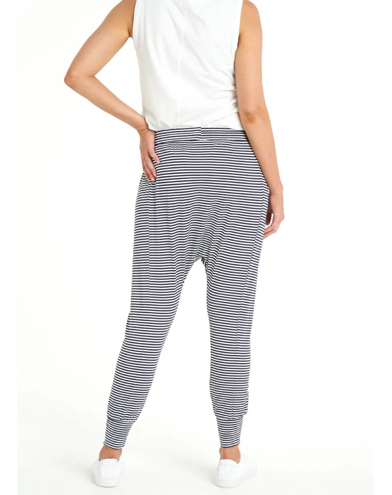 Barcelona Pant - Navy Blue/White Stripe - Image 4