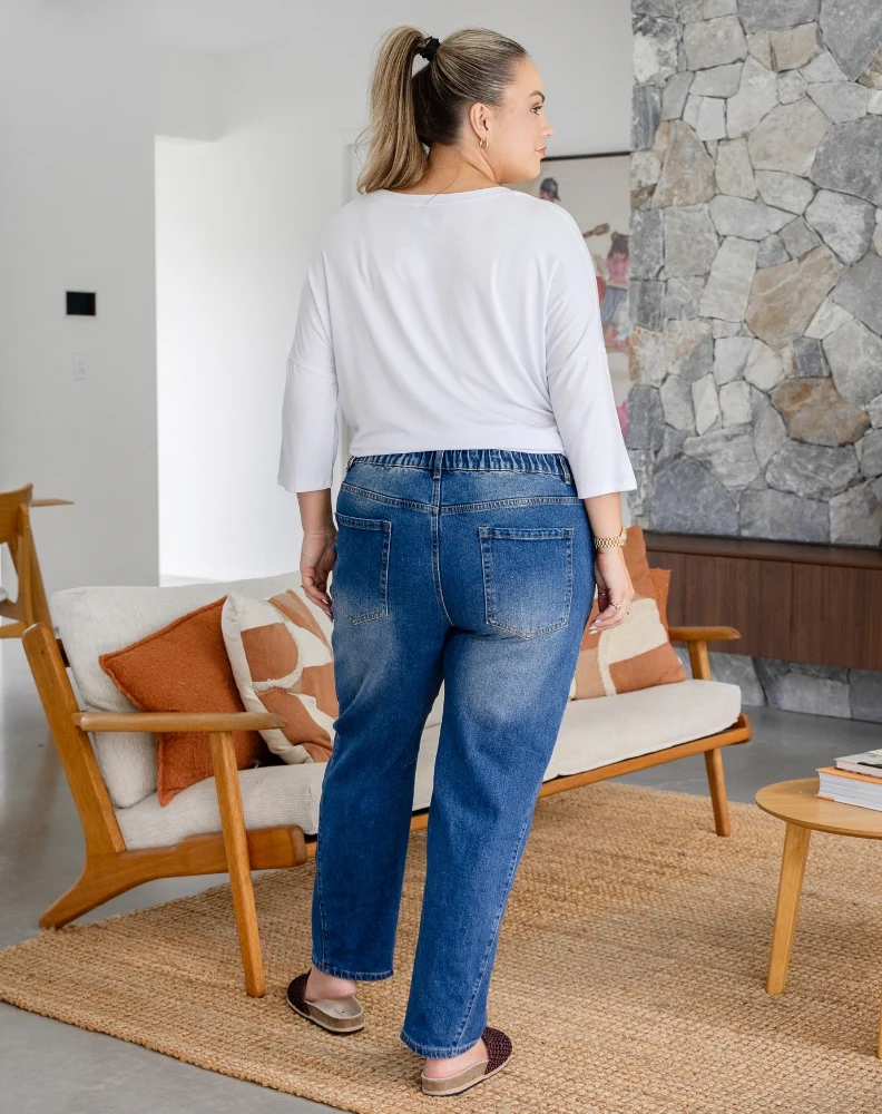Jordyn Relaxed Jean - Blue - Image 10