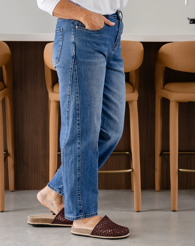 Jordyn Relaxed Jean - Blue - Image 7