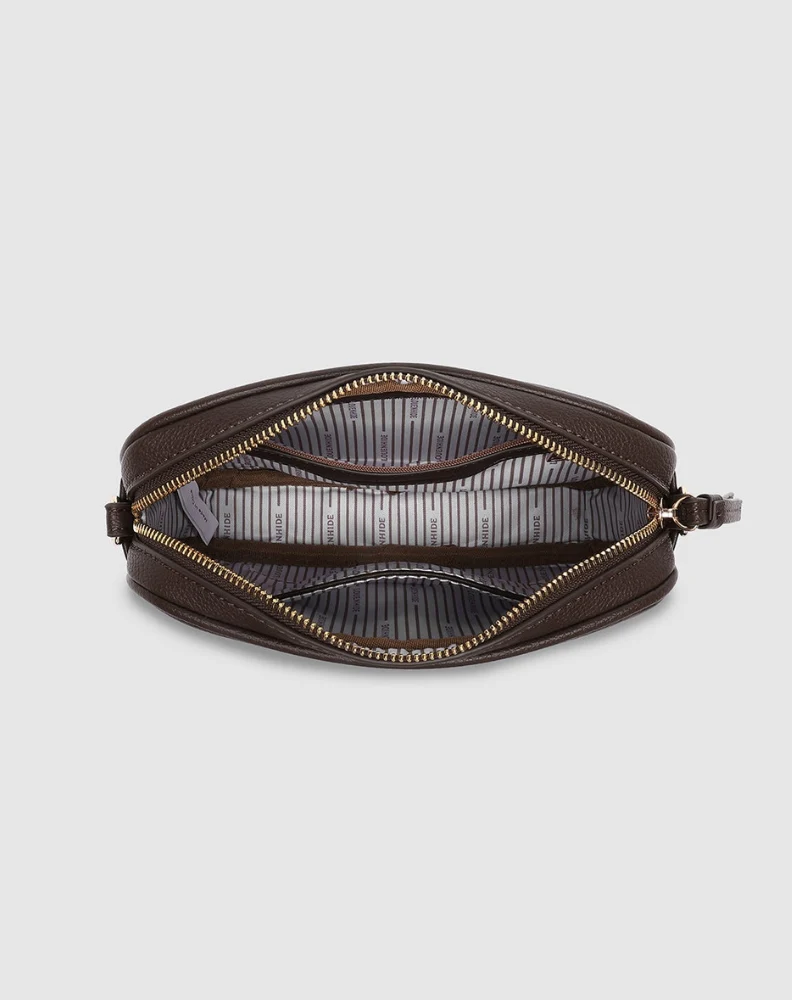Bianca Crossbody Bag - Chocolate - Image 6