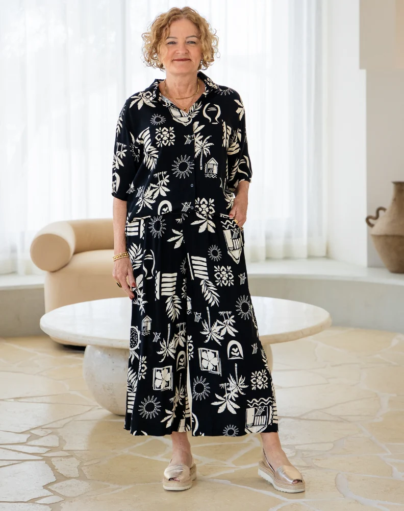 Billie 3/4 Pants - Margarita Print - Image 4