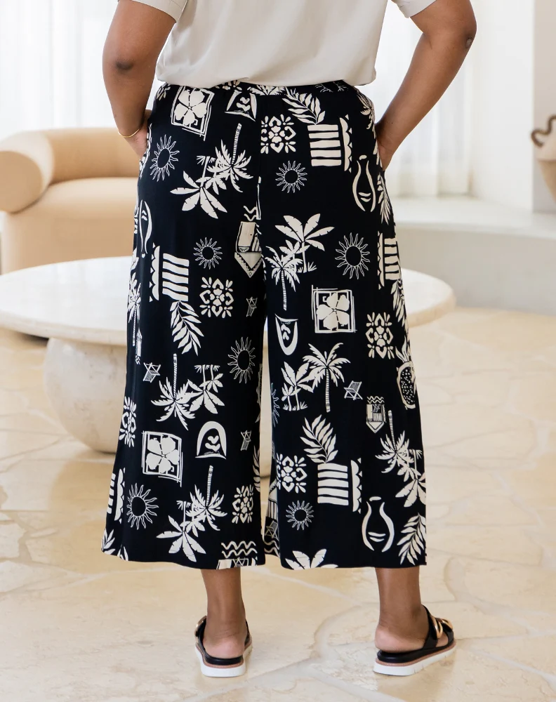 Billie 3/4 Pants - Margarita Print - Image 8