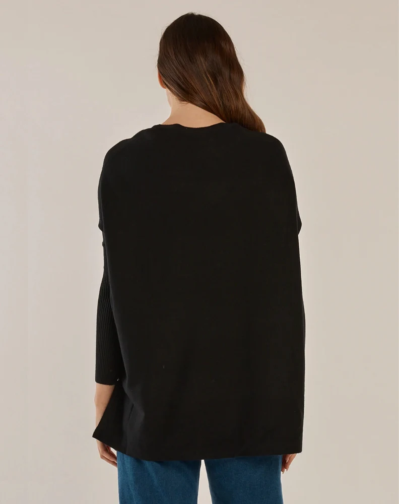 Blakely Batwing Sweater - Black - Image 4