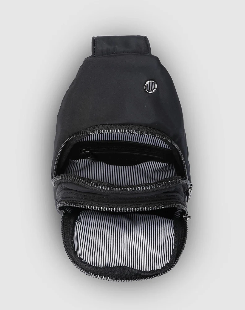 Boyd Nylon Sling Bag - Black - Image 5