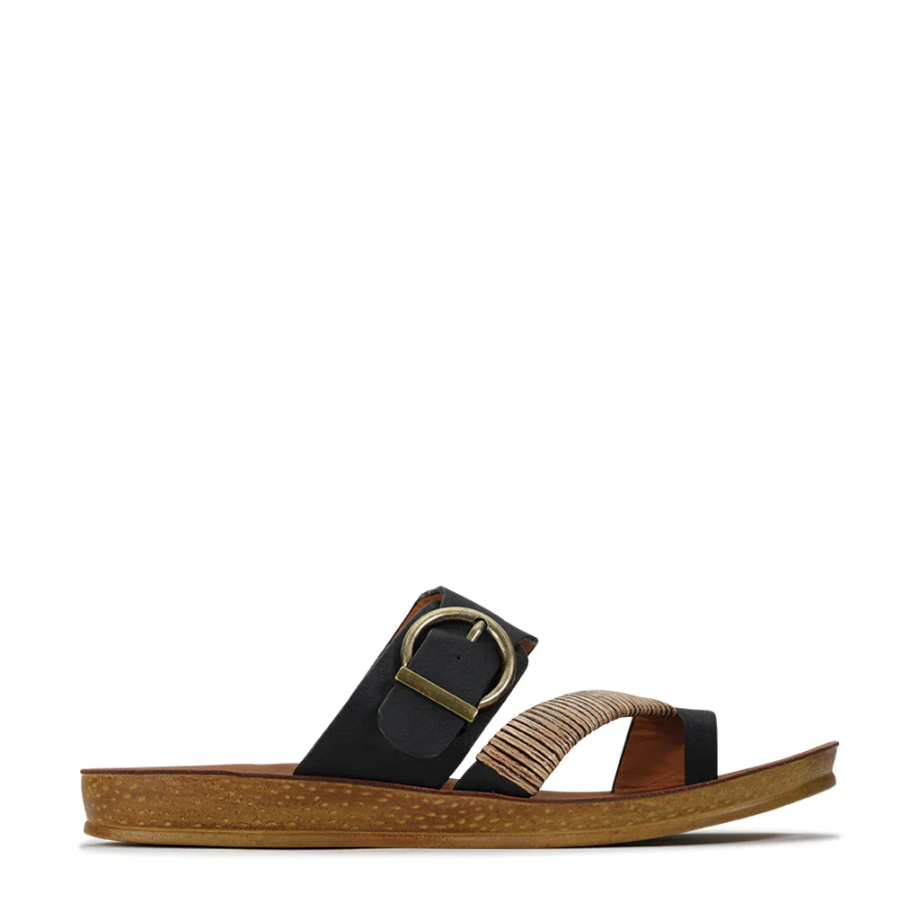 Bria Slip-on Sandals - Black - Image 5