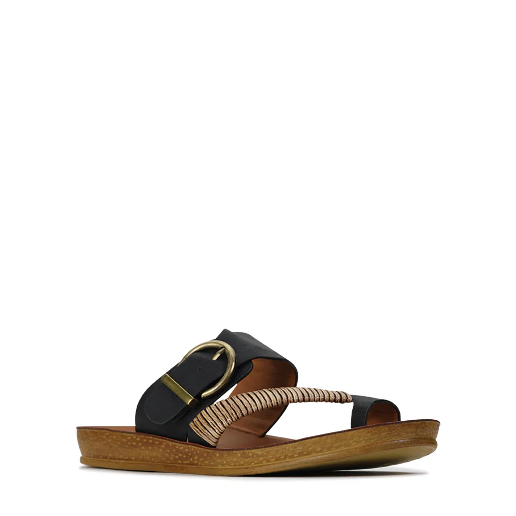 Bria Slip-on Sandals - Black - Image 6