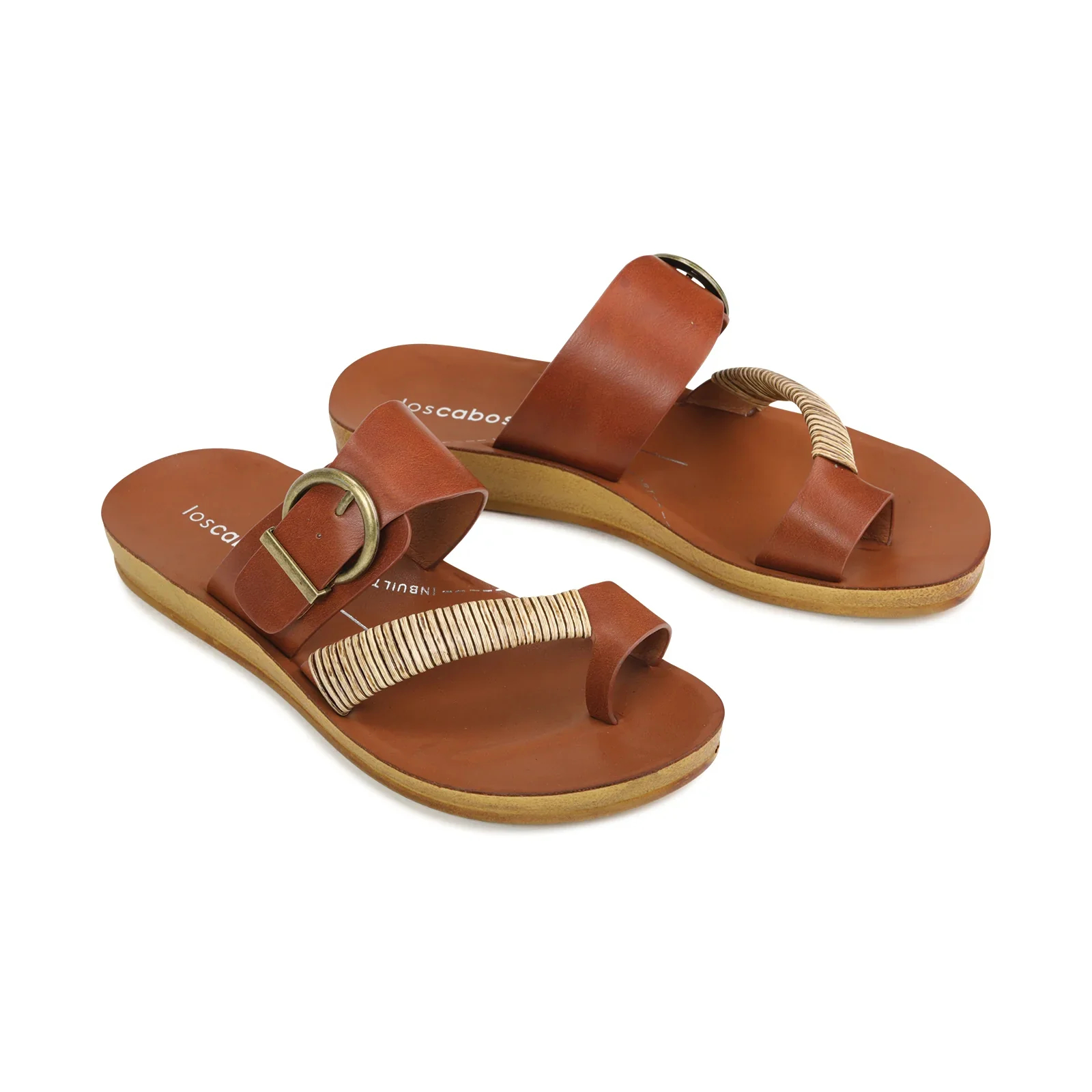 Bria Slip-on Sandals - Cognac - Image 5