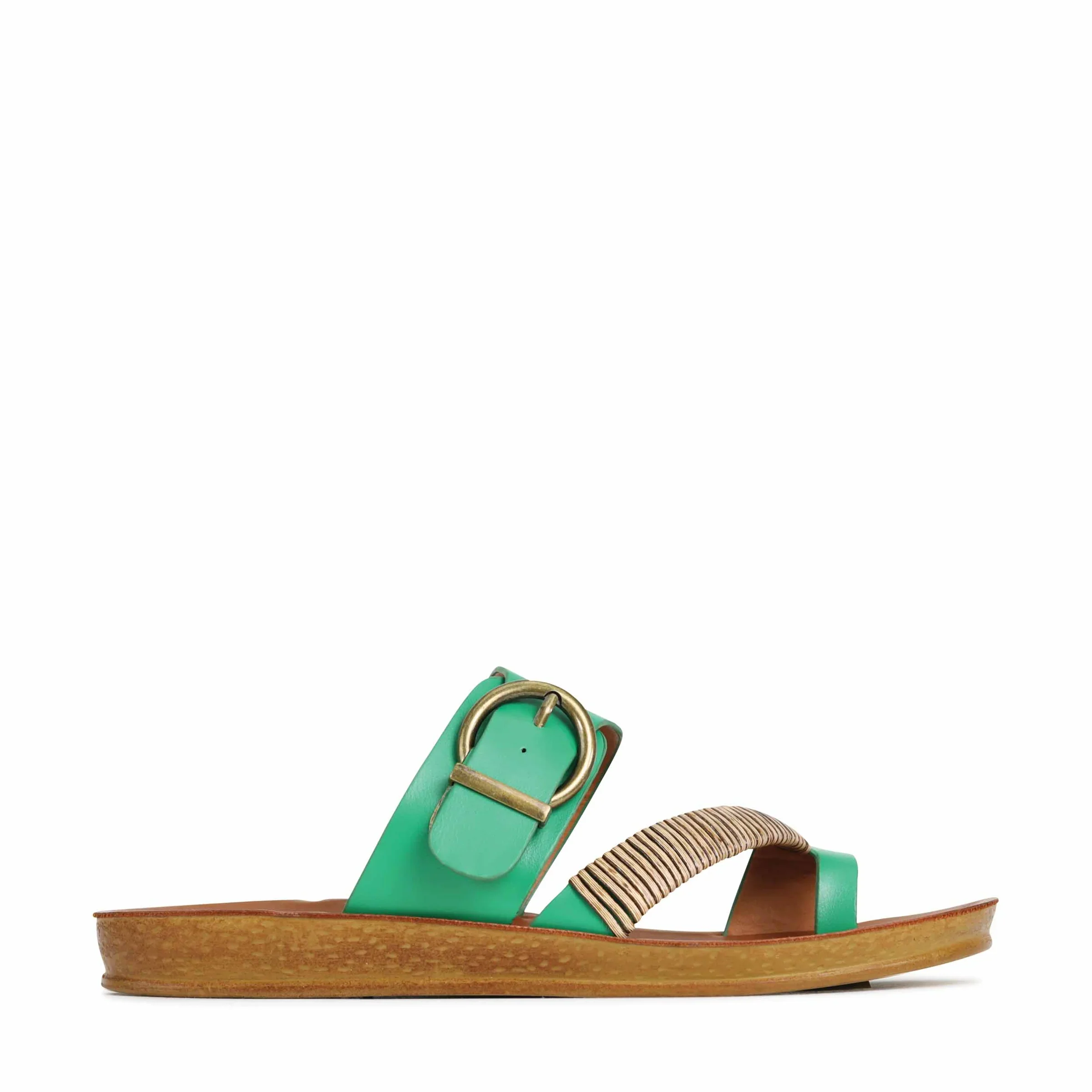 Bria Slip-on Sandals - Emerald - Image 3