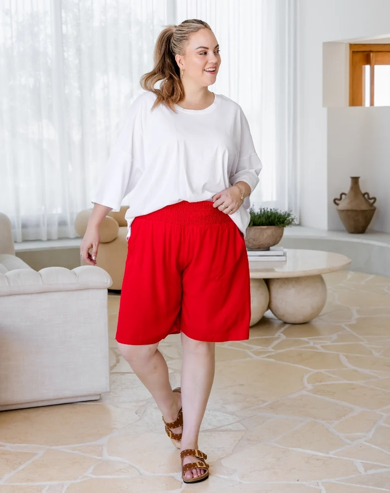 Brunswick Shorts - Red - Image 2