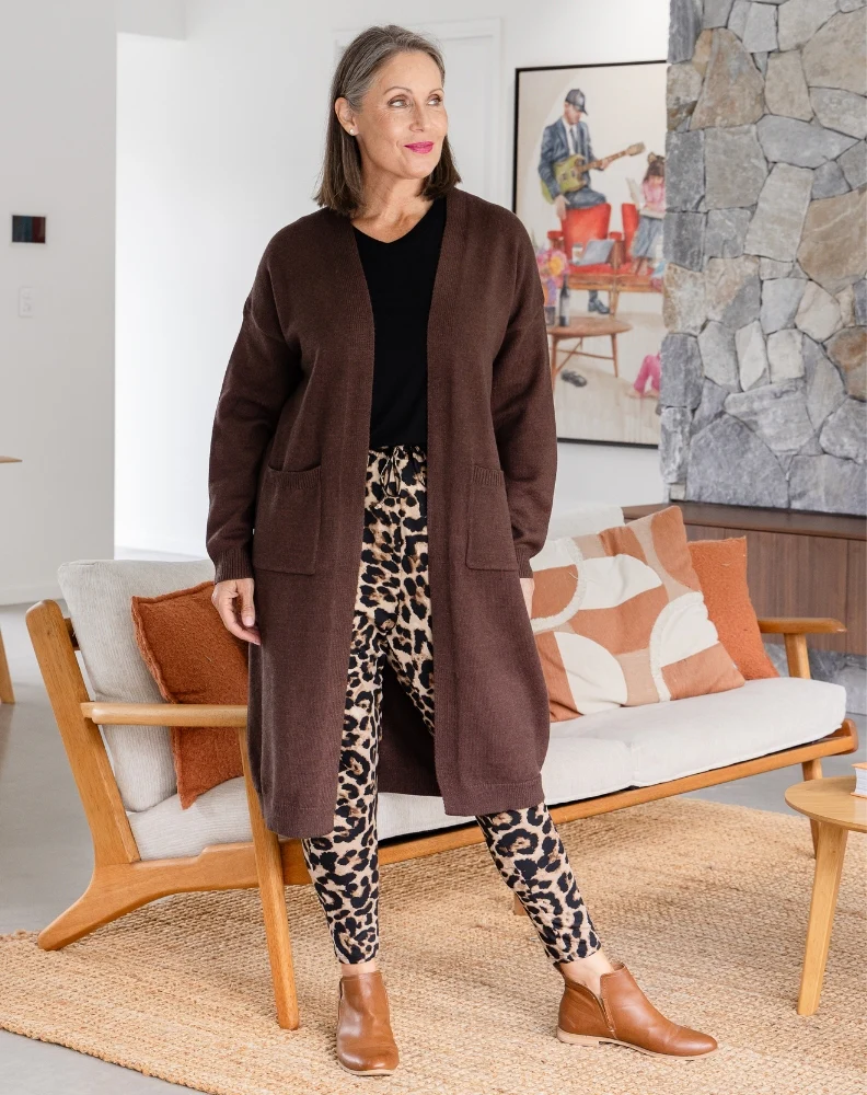 Calie Knit - Chocolate - Image 3