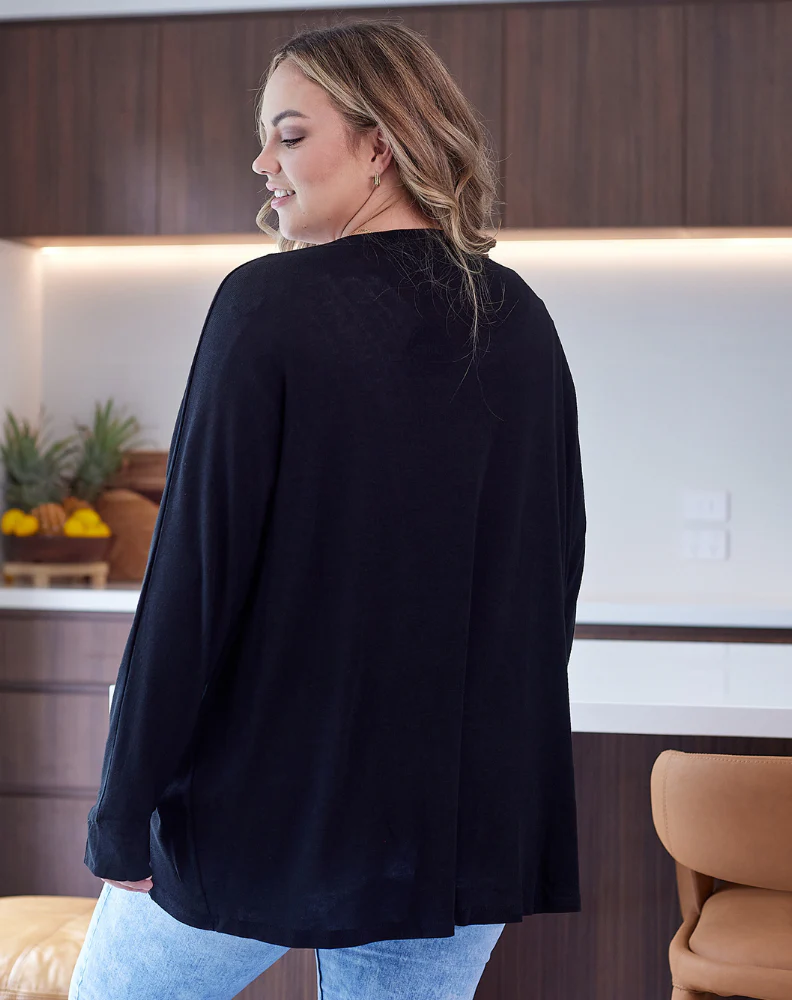 Cape Shrug - Black - Image 4