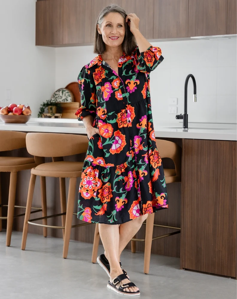 Carly Dress - Sunset Garden - Image 10