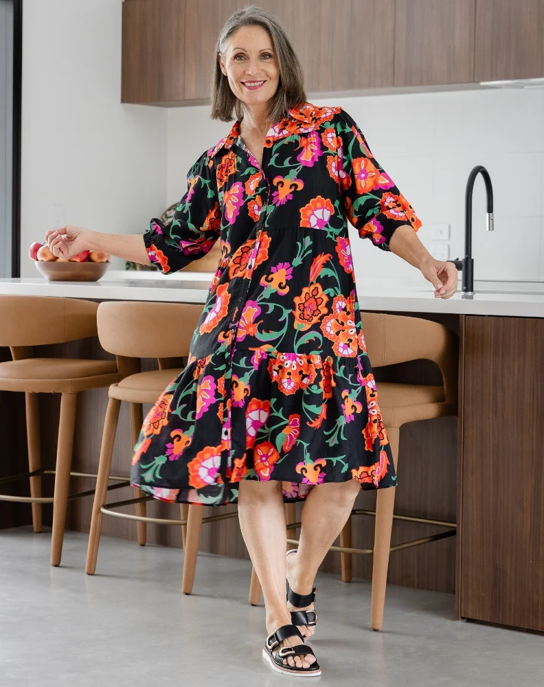 Carly Dress - Sunset Garden - Image 5