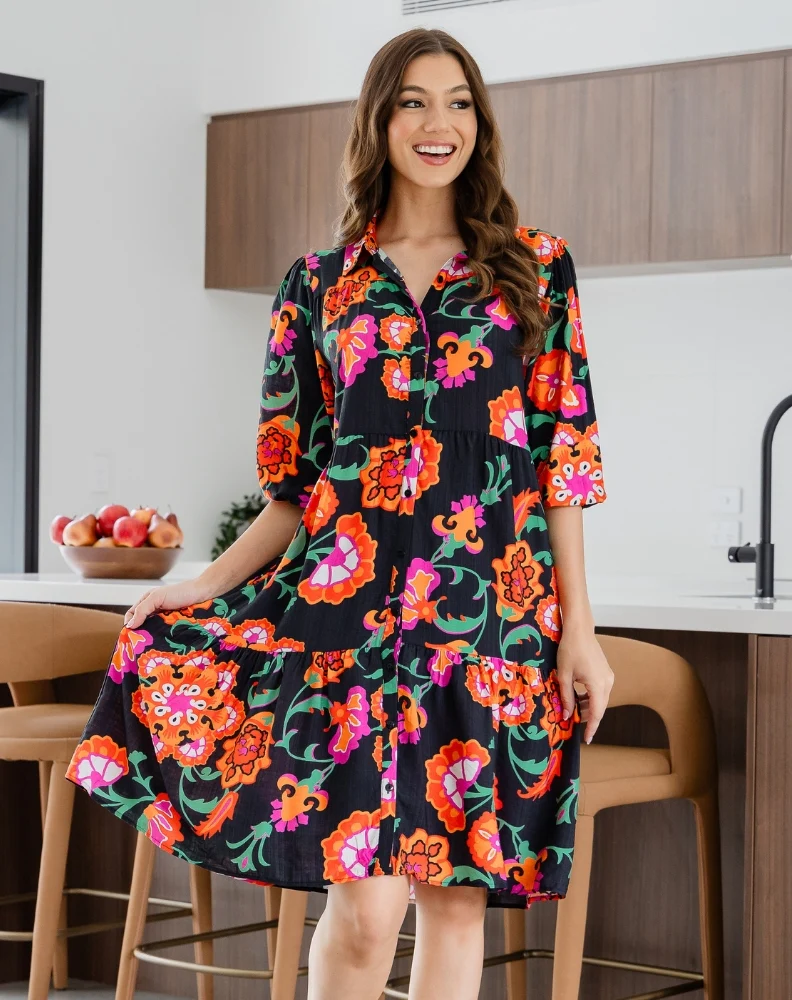 Carly Dress - Sunset Garden - Image 6