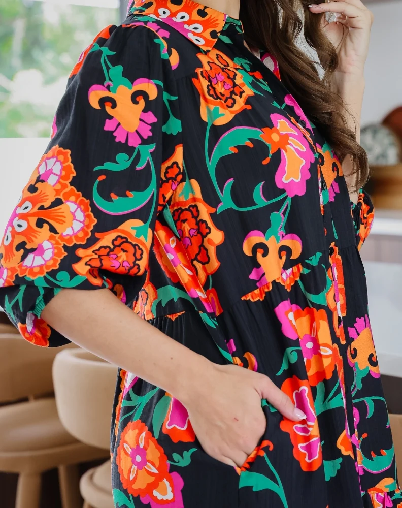 Carly Dress - Sunset Garden - Image 8