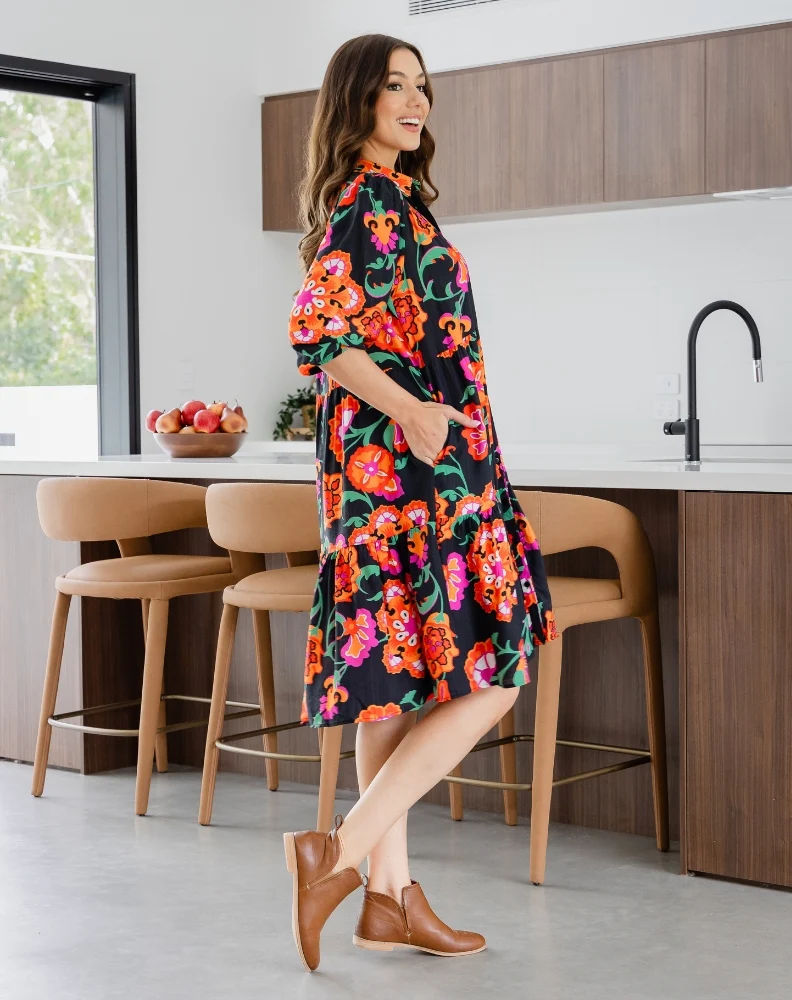Carly Dress - Sunset Garden - Image 9