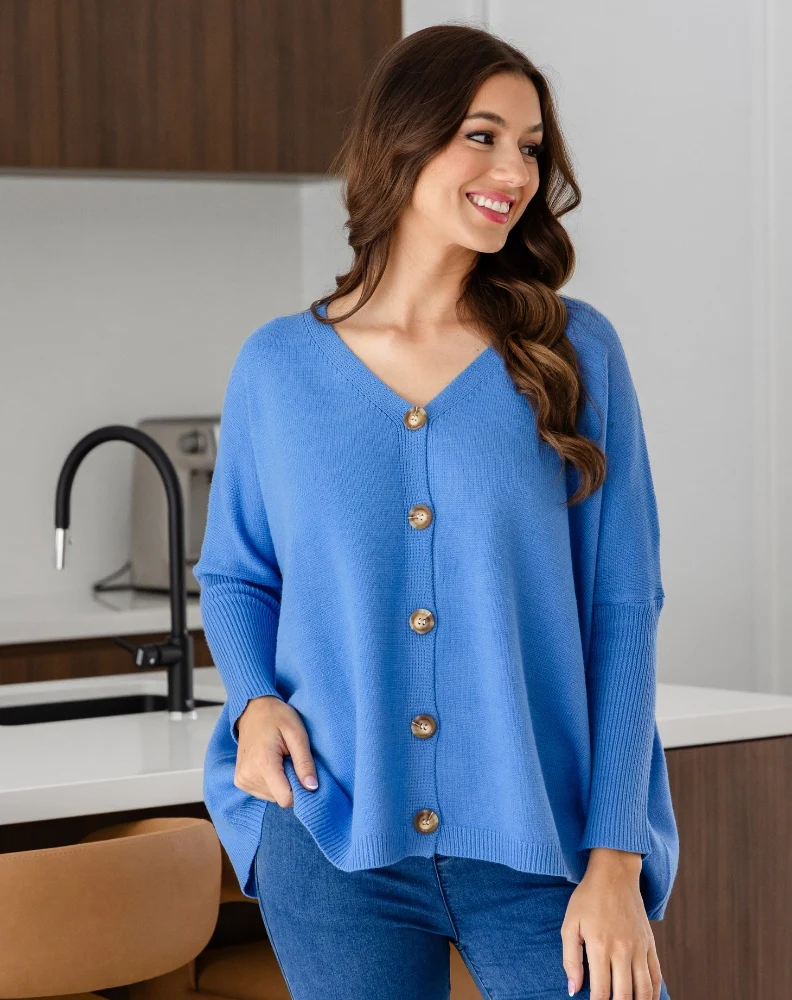 Chelsea Knit - Blue - Image 5