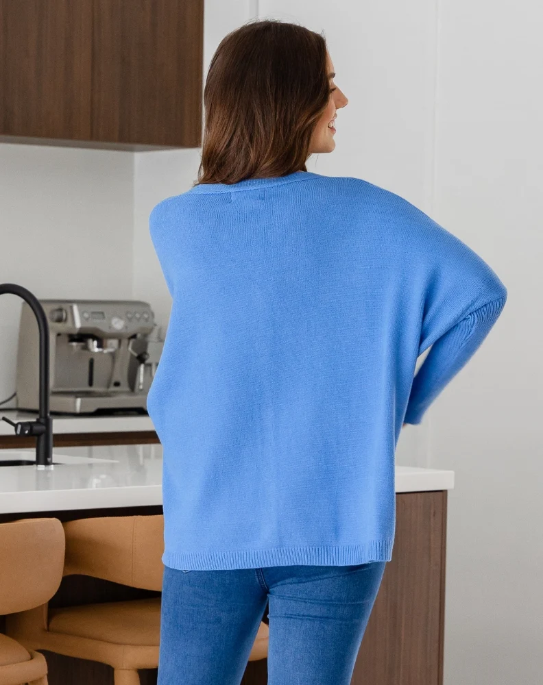 Chelsea Knit - Blue - Image 6