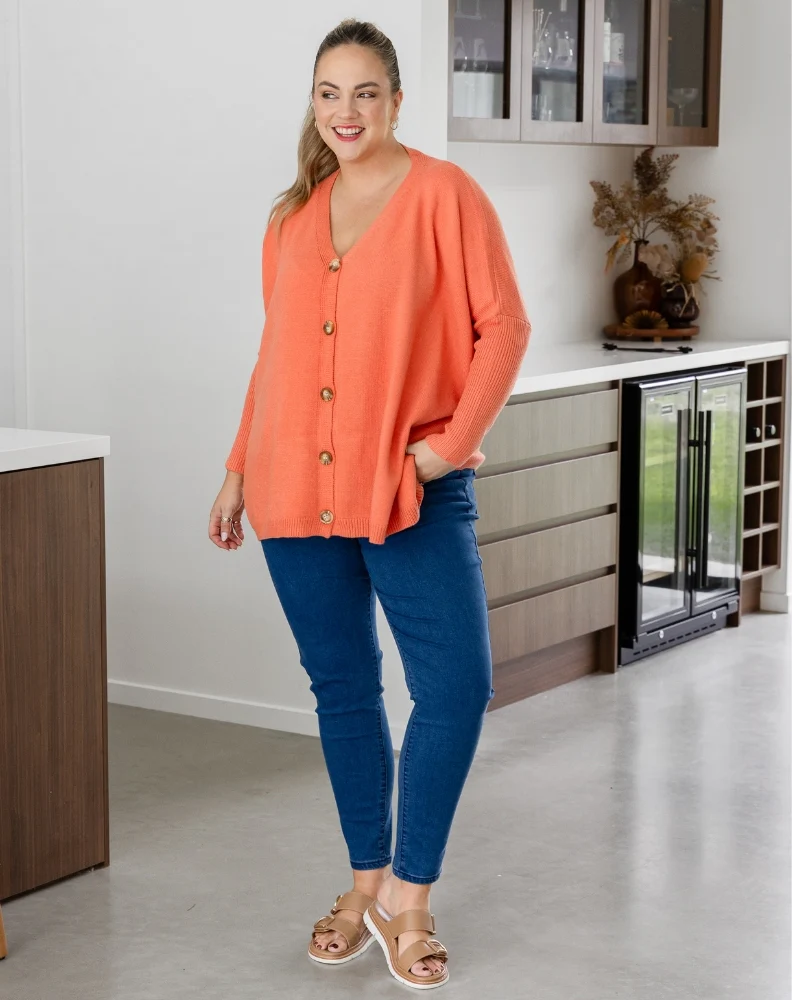 Chelsea Knit - Coral - Image 3
