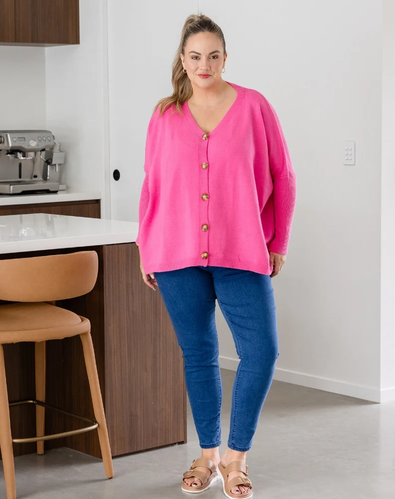 Chelsea Knit  - Pink - Image 3