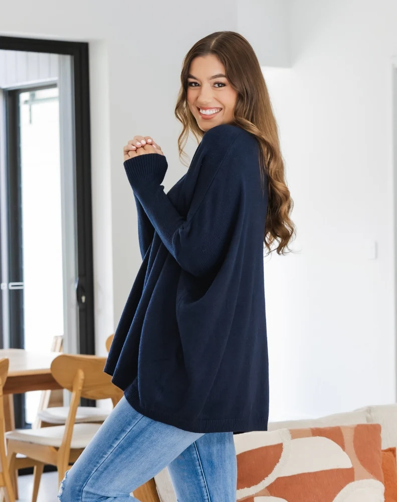 Chelsea Knit - Navy - Image 8