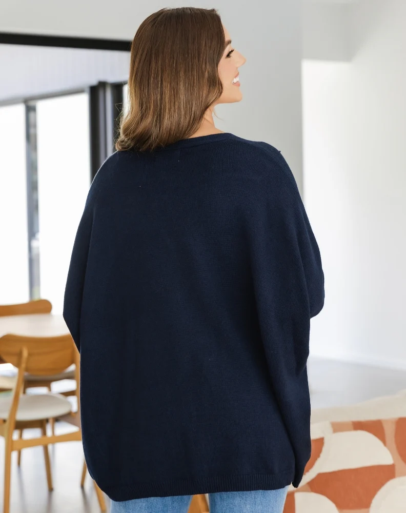 Chelsea Knit - Navy - Image 9