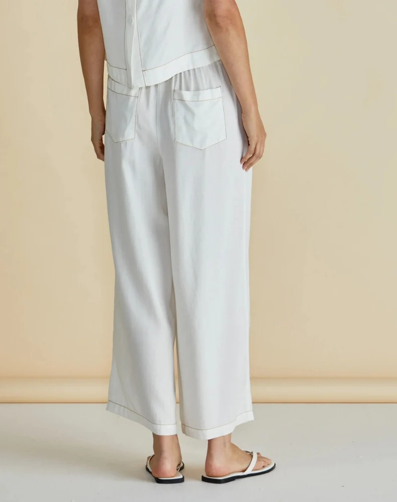 Copacabana Relax Pant - White - Image 4