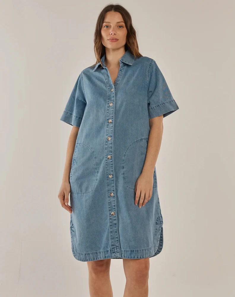 Dawson Denim Dress - Blue Denim