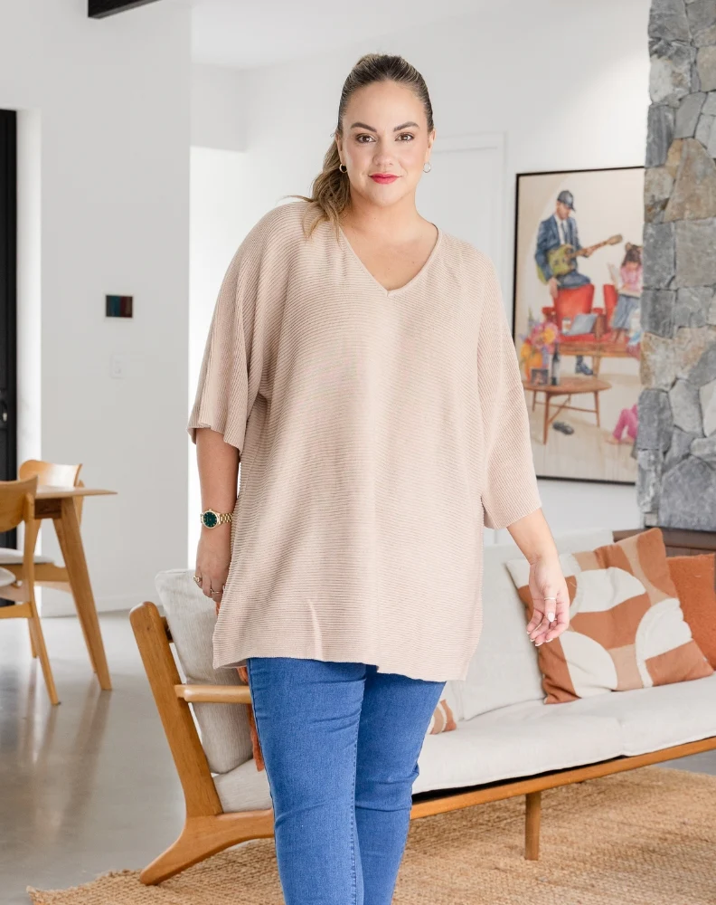 Drew Knit - Beige - Image 5