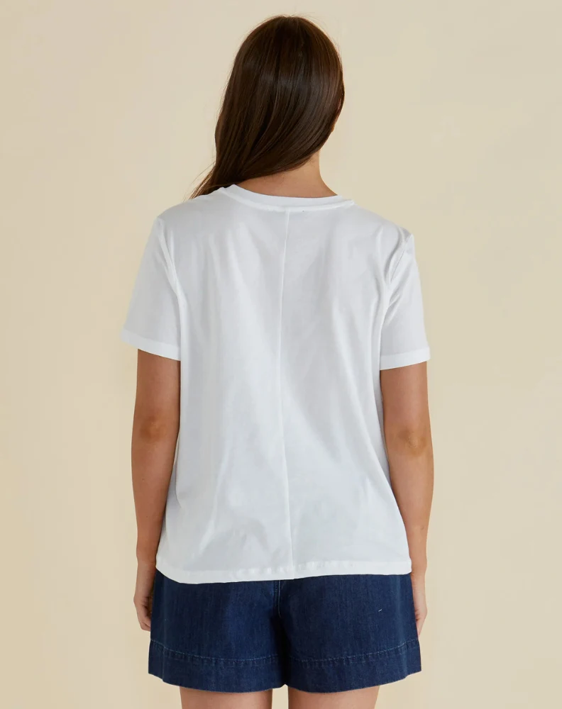 Ellia Crew Tee - Paradise Beach - Image 4