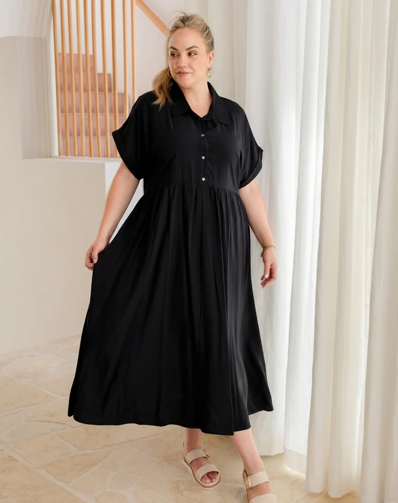 Elsie Dress - Black - Image 4