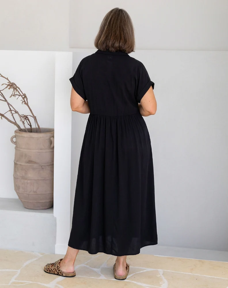 Elsie Dress - Black - Image 7