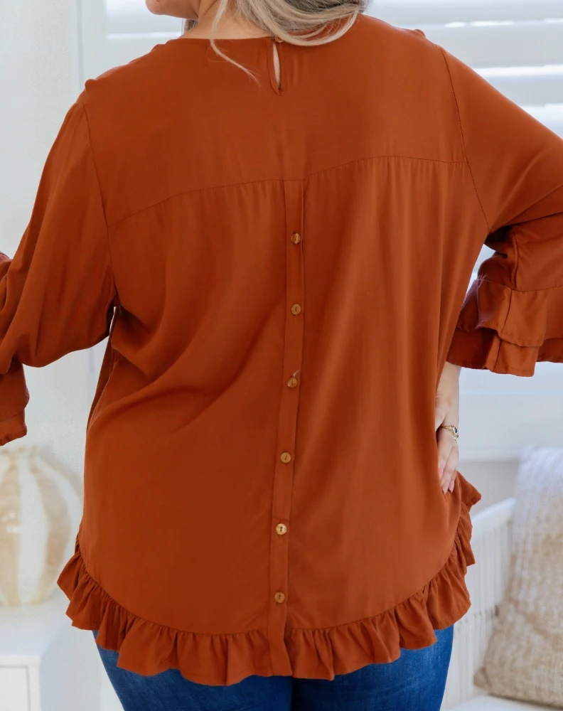 Felicity Top - Tan - Image 8