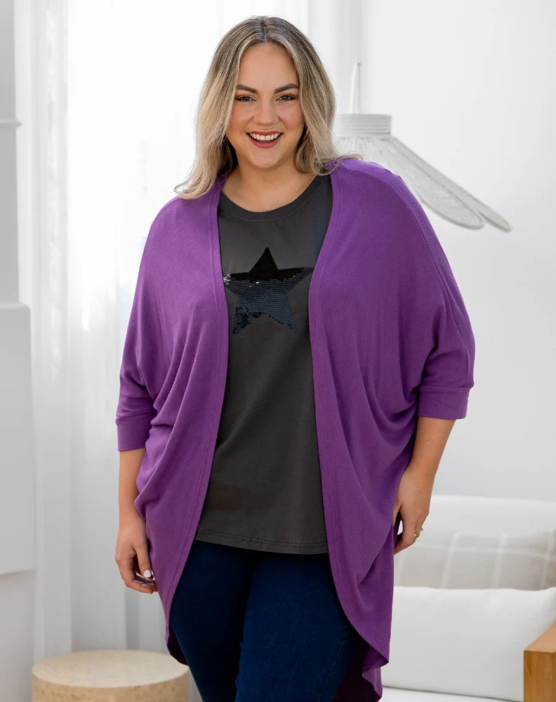 Festival Shrug - Mauve - Image 2