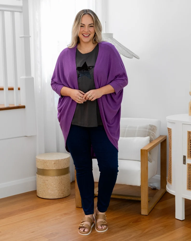 Festival Shrug - Mauve - Image 3