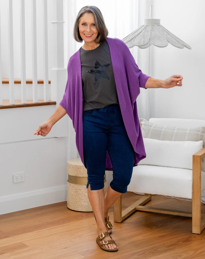 Festival Shrug - Mauve - Image 5