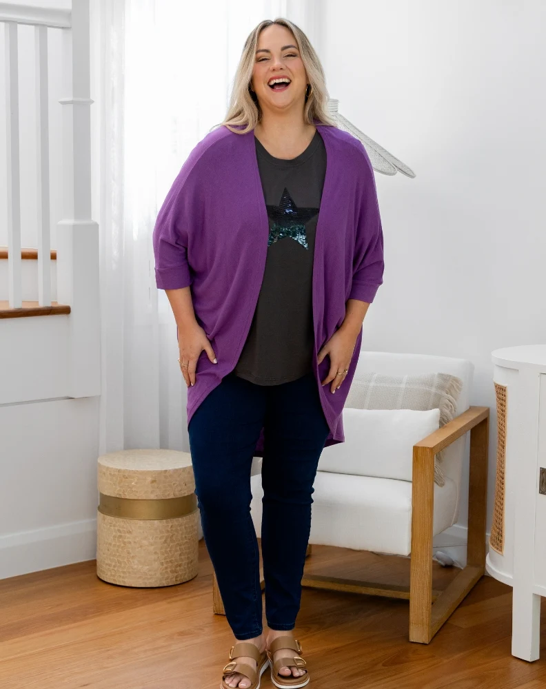 Festival Shrug - Mauve - Image 7